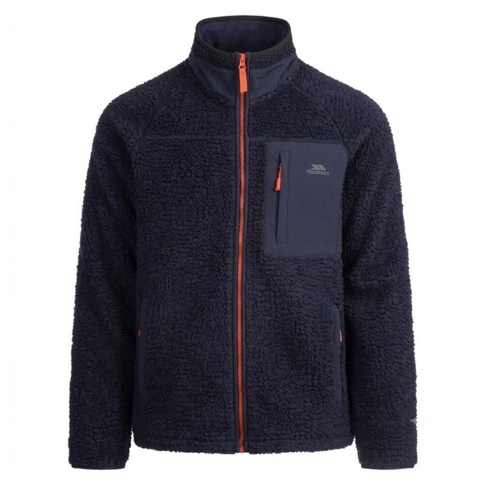 Trespass Mens Brookes AT400 Fleece Top / Navy